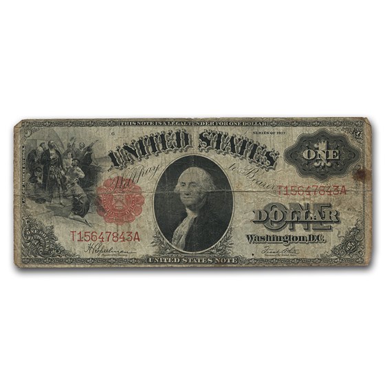 1917 $1.00 Legal Tender George Washington VG 1917 $1.00 Legal Tender George Washington VG