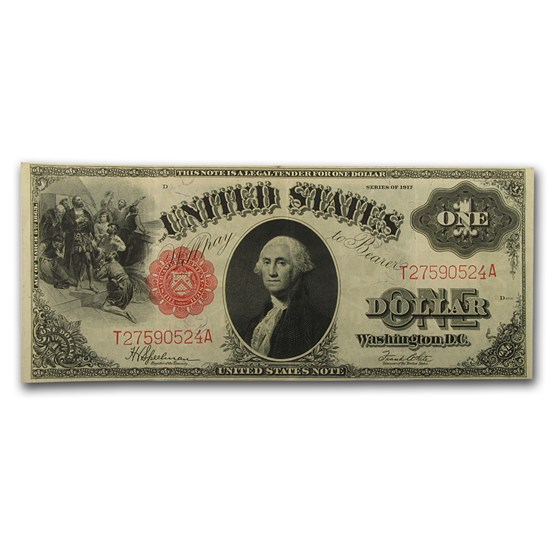 1917 $1.00 Legal Tender George Washington XF (Fr#39) 1917 $1.00 Legal Tender George Washington XF (Fr#39)