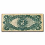 1917 $2.00 Legal Tender Fine (Fr#58) Bracelet Back