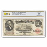 1917 $2.00 Legal Tender VF-30 PCGS (Fr#60) Bracelet Back