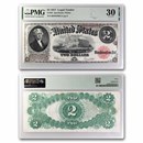 1917 $2.00 Legal Tender VF-30 PMG (Fr#60) Bracelet Back
