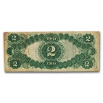 1917 $2.00 Legal Tender VF (Fr#57) Bracelet Back
