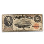 1917 $2.00 Legal Tender VG (Fr#60) Bracelet Back