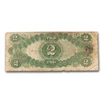 1917 $2.00 Legal Tender VG (Fr#60) Bracelet Back