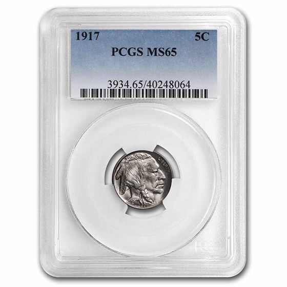 1917 Buffalo Nickel MS-65 PCGS 1917 Buffalo Nickel MS-65 PCGS