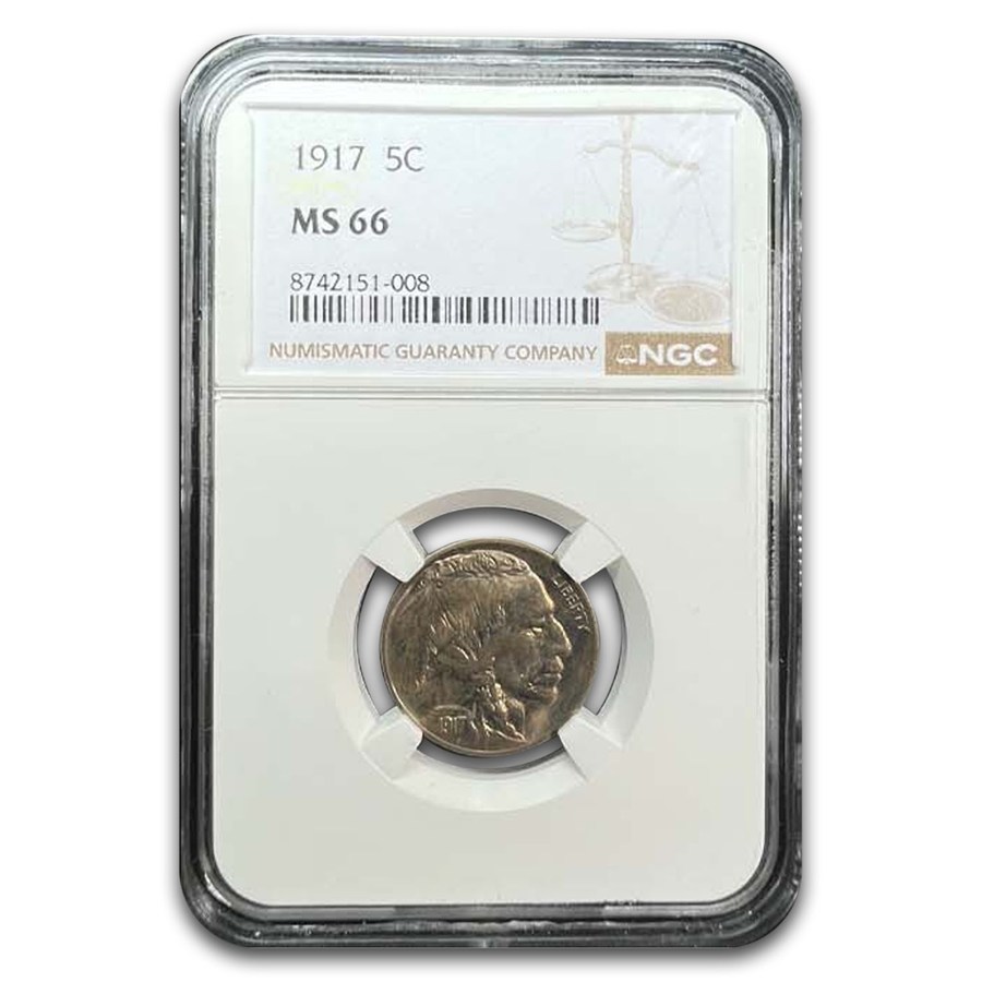 Buy 1917 Buffalo Nickel MS-66 NGC | APMEX