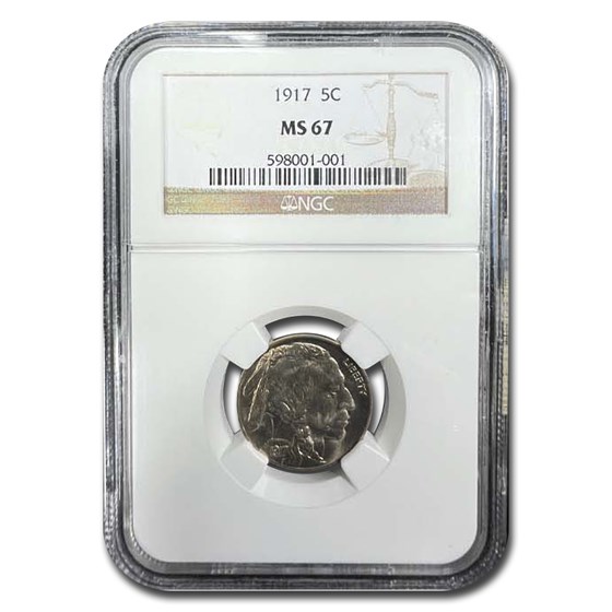 1917 Buffalo Nickel MS-67 NGC 1917 Buffalo Nickel MS-67 NGC