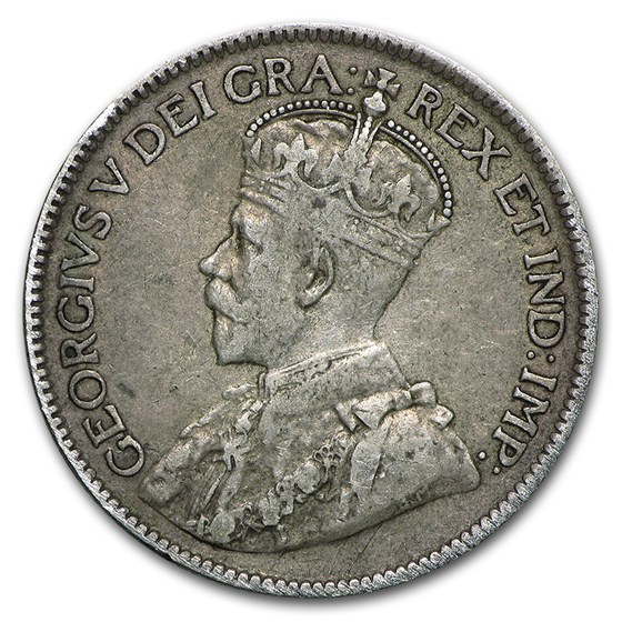 1917 Canada 25 Cents Fine 1917 Canada 25 Cents Fine