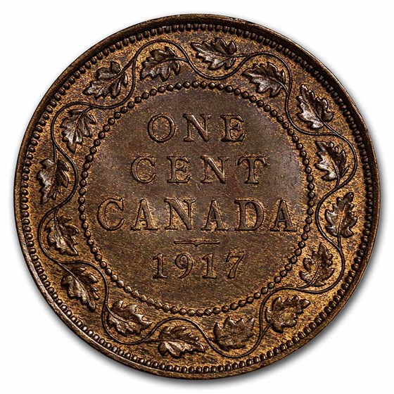 1917 Canada Large Cent George V BU 1917 Canada Large Cent George V BU