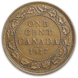 1917 Canada Large Cent XF 1917 Canada Large Cent XF