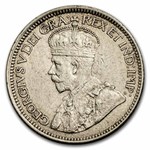 1917 Canada Silver 10 Cents George V AU