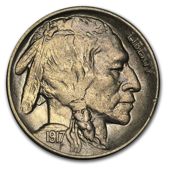 1917-D Buffalo Nickel AU 1917-D Buffalo Nickel AU