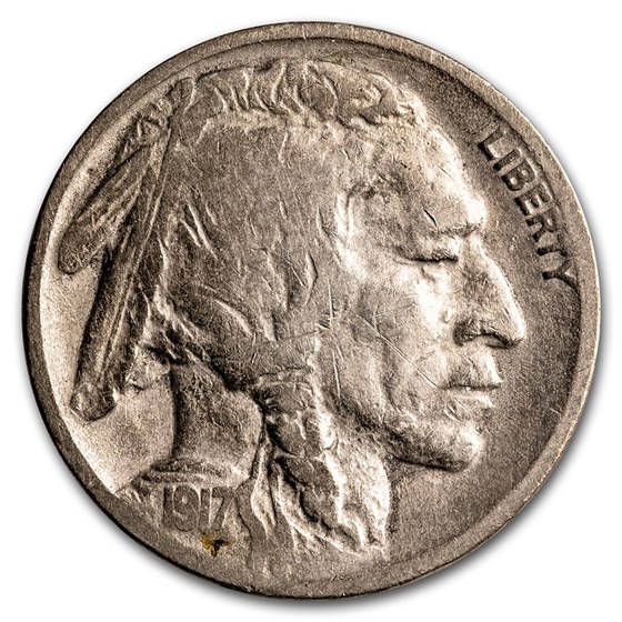 1917-D Buffalo Nickel Fine Details 1917-D Buffalo Nickel Fine Details