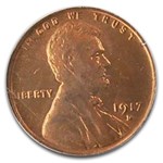 1917-D Lincoln Cent MS-64 PCGS (Red)