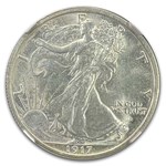 1917-D Obverse Walking Liberty Half Dollar MS-64 NGC