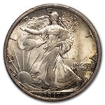 1917-D Obverse Walking Liberty Half Dollar MS-64 PCGS