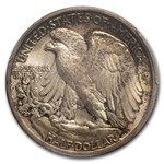 1917-D Obverse Walking Liberty Half Dollar MS-64 PCGS