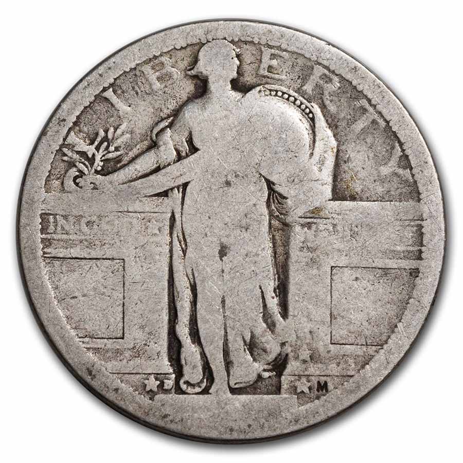 Buy 1917-D Standing Liberty Quarter Type-I AG (No Date) | APMEX