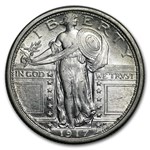 1917-D Standing Liberty Quarter Type-I AU