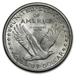 1917-D Standing Liberty Quarter Type-I AU