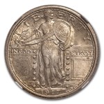 1917-D Standing Liberty Quarter Type-I MS-64 NGC (FH)