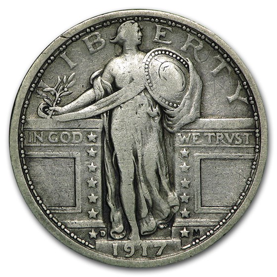 1917-D Standing Liberty Quarter Type-I VF 1917-D Standing Liberty Quarter Type-I VF
