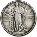 1917-D Standing Liberty Quarter Type-I XF