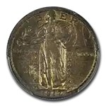 1917-D Standing Liberty Quarter Type-II MS-63 PCGS