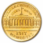 1917 Gold $1.00 McKinley Memorial BU