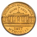1917 Gold $1.00 McKinley Memorial MS-63 PCGS