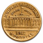 1917 Gold $1.00 McKinley Memorial VF