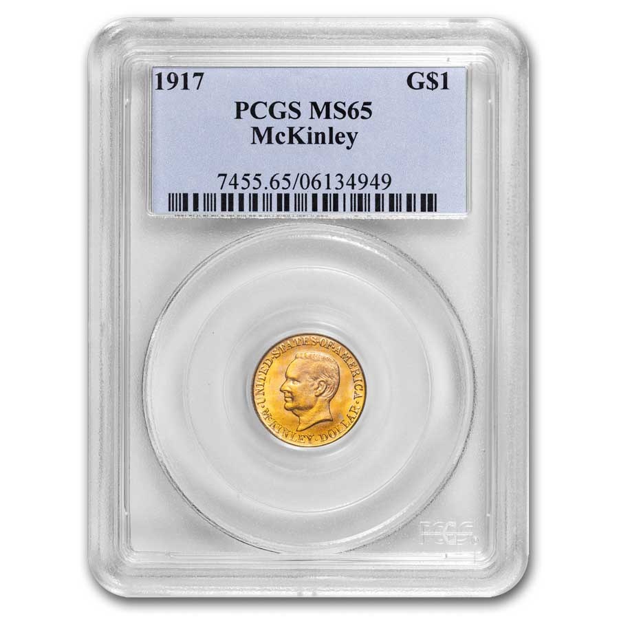1917 Gold $1.00 McKinley MS-65 PCGS