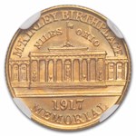 1917 Gold $1.00 McKinley MS-66 NGC
