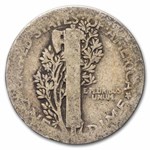 1917 Mercury Dime 50-Coin Roll Avg Circ