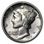 1917 Mercury Dime AU