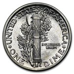 1917 Mercury Dime AU