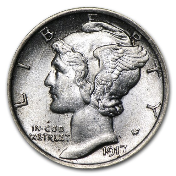 1917 Mercury Dime BU 1917 Mercury Dime BU