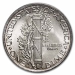 1917 Mercury Dime MS-64 PCGS (FB, OGH)