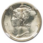 1917 Mercury Dime MS-67 NGC (FB)