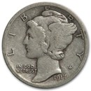 1917 Mercury Dime VF