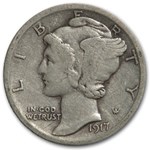 1917 Mercury Dime VF