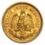 1917 Mexico Gold 10 Pesos AU