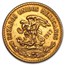 1917 Mexico Gold 20 Pesos AU (Cleaned)