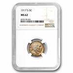 1917-S Buffalo Nickel MS-62 NGC