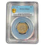 1917-S Buffalo Nickel MS-64 PCGS