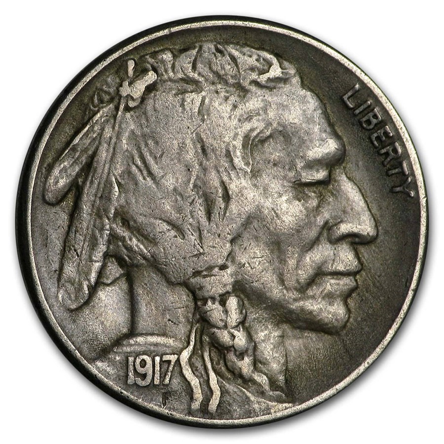 1917-S Buffalo Nickel XF
