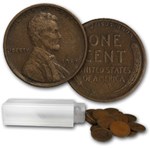 1917-S Lincoln Cent 50-Coin Roll Avg Circ
