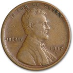 1917-S Lincoln Cent VF