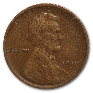 1917-S Lincoln Cent XF
