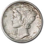 1917-S Mercury Dime AU